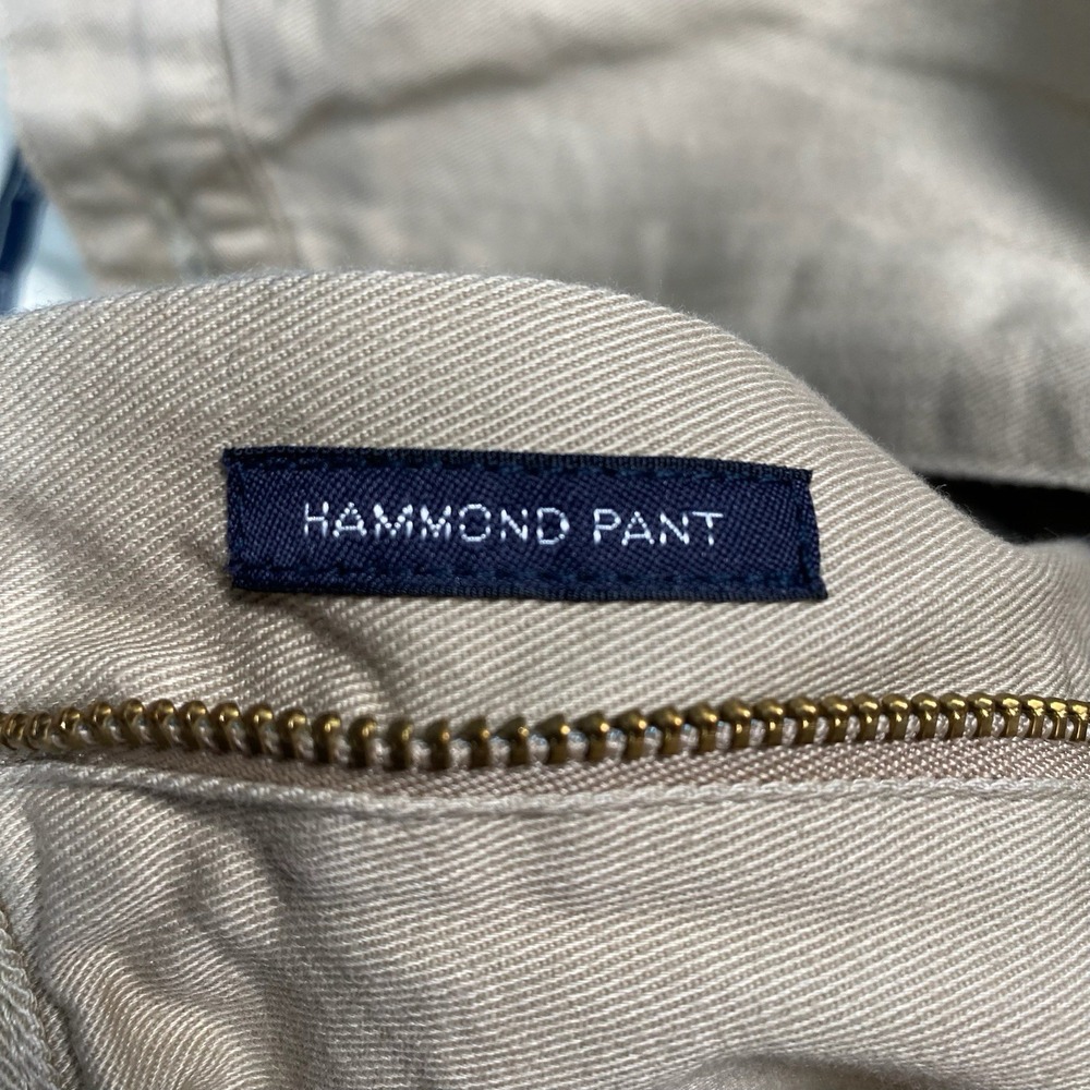 NEW 90s Polo Ralph Lauren Hammond Pants 34x36 Cuffed Mens Pleated Classic Beige - Picture 14 of 15